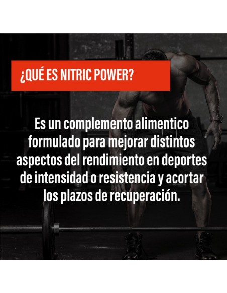 NITRIC POWER · Intensity sports · Muscle Building · POWERGYM