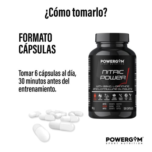 NITRIC POWER · Intensity sports · Muscle Building · POWERGYM