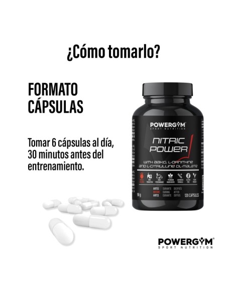 NITRIC POWER · Intensity sports · Muscle Building · POWERGYM