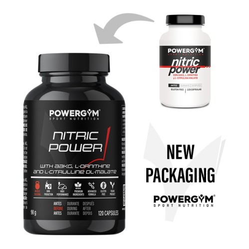 NITRIC POWER · Intensity sports · Muscle Building · POWERGYM