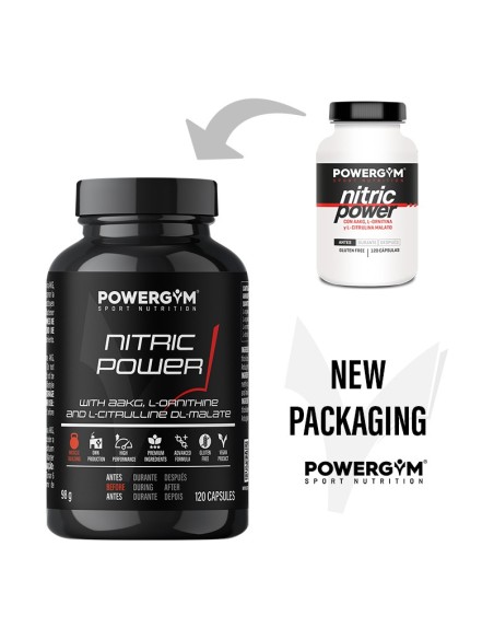 NITRIC POWER · Intensity sports · Muscle Building · POWERGYM