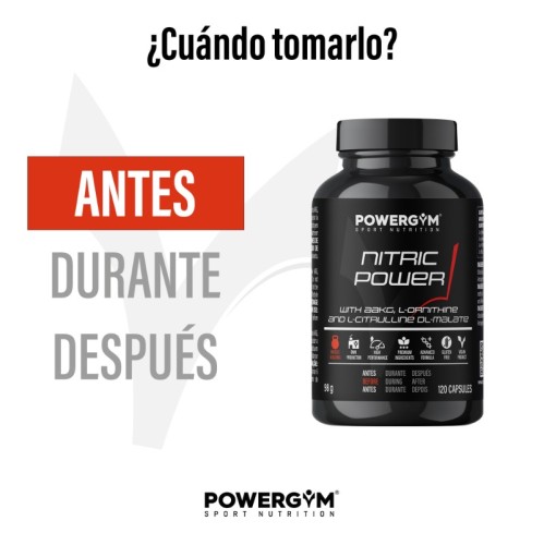 NITRIC POWER · Intensity sports · Muscle Building · POWERGYM