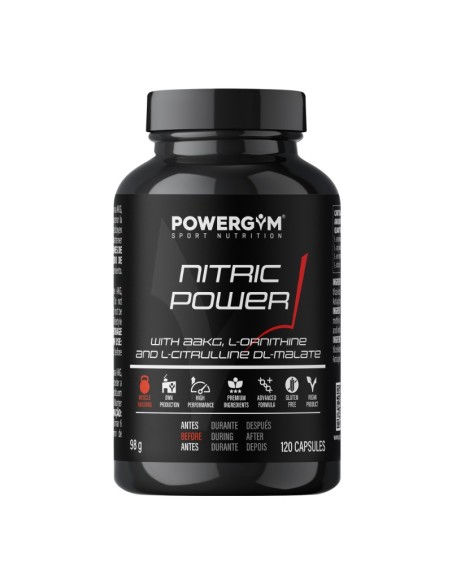 NITRIC POWER · Intensity sports · Muscle Building · POWERGYM