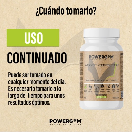 VEGAN COFACTOR · Health & Wellness · POWERGYM