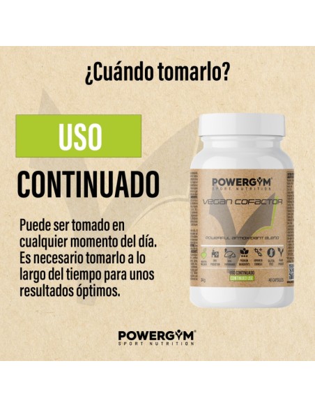 VEGAN COFACTOR · Health & Wellness · POWERGYM