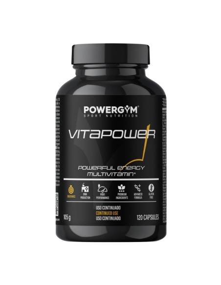 VITAPOWER · Vitaminas, minerales y ginseng · Endurance · POWERGYM