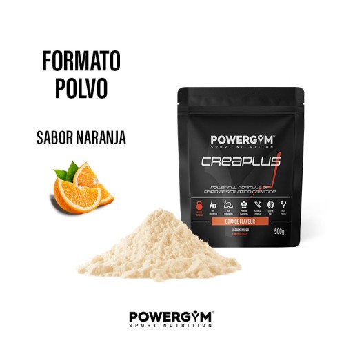 CREAPLUS · Creatina con fórmula mejorada · Muscle Building · POWERGYM