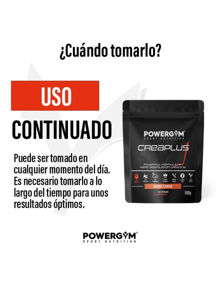CREAPLUS · Creatina con fórmula mejorada · Muscle Building · POWERGYM