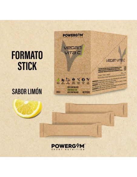 VEGAN VITA C · 1000 mg Vitamina C · Health & Wellness · POWERGYM