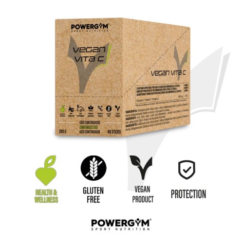 VEGAN VITA C · 1000 mg Vitamina C · Health & Wellness · POWERGYM