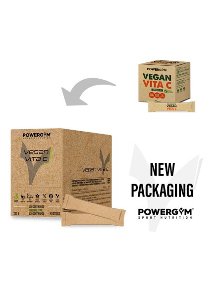 VEGAN VITA C · 1000 mg Vitamina C · Health & Wellness · POWERGYM