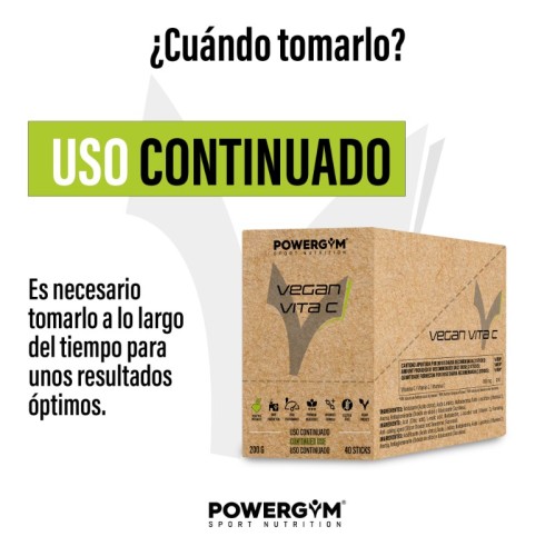 VEGAN VITA C · 1000 mg Vitamina C · Health & Wellness · POWERGYM