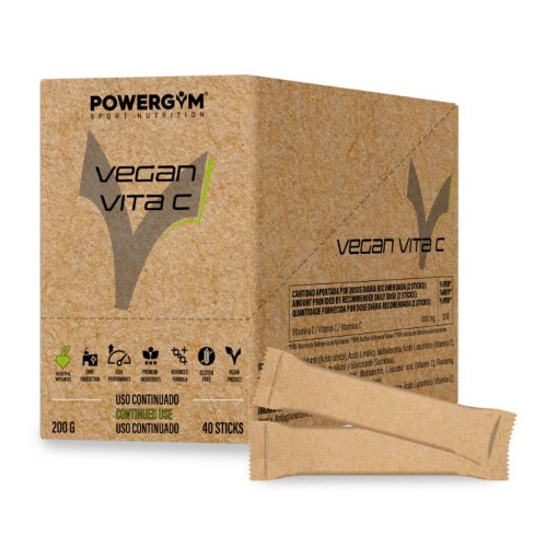 VEGAN VITA C · 1000 mg Vitamina C · Health & Wellness · POWERGYM