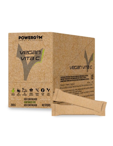 VEGAN VITA C · 1000 mg Vitamina C · Health & Wellness · POWERGYM