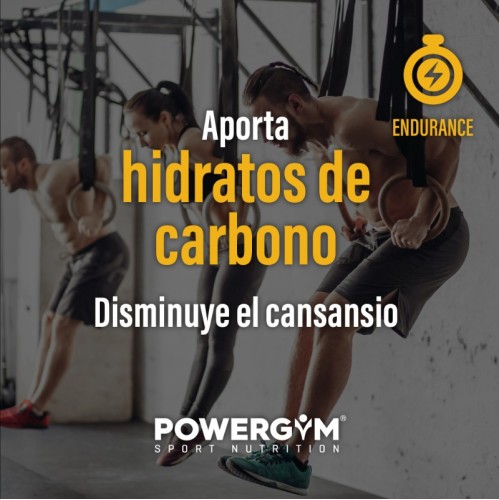 ENERGY PLUS · Carbohidratos · Endurance · POWERGYM