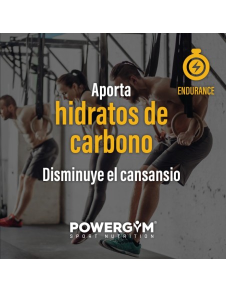ENERGY PLUS · Carbohidratos · Endurance · POWERGYM