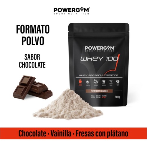 WHEY 100 · Proteína con Creatina · Muscle Building · POWERGYM