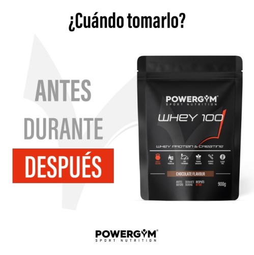WHEY 100 · Proteína con Creatina · Muscle Building · POWERGYM