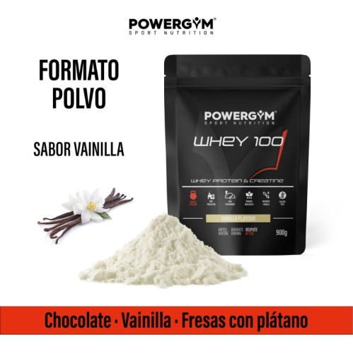WHEY 100 · Protein with Creatine · Muscle Building · POWERGYM