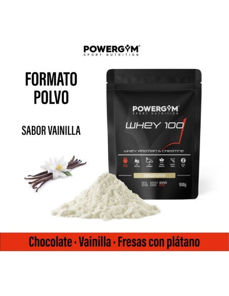 WHEY 100 · Protein with Creatine · Muscle Building · POWERGYM