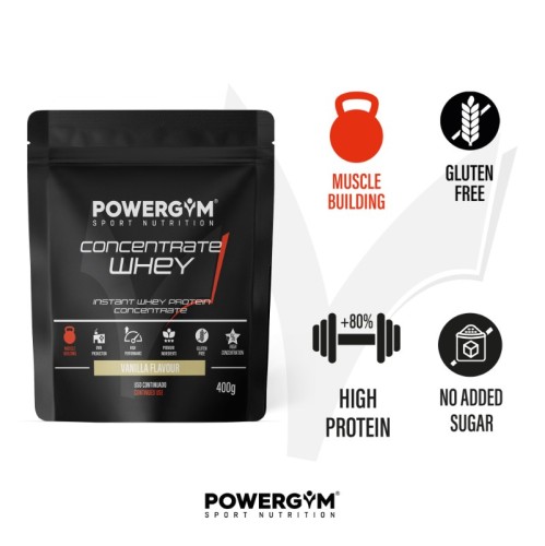CONCENTRATE WHEY · Proteína suero leche ·  Muscle Building · POWERGYM