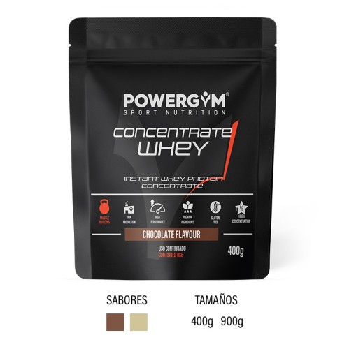 CONCENTRATE WHEY · Proteína suero leche ·  Muscle Building · POWERGYM