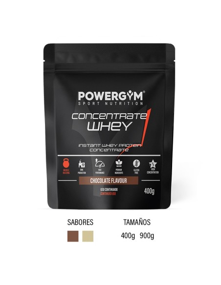 CONCENTRATE WHEY · Proteína suero leche ·  Muscle Building · POWERGYM