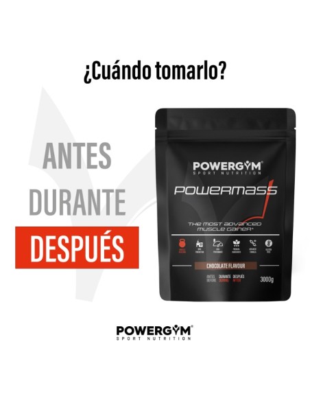 POWERMASS · Energía y masa muscular · Muscle building · POWERGYM