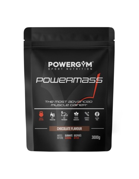 POWERMASS · Energía y masa muscular · Muscle building · POWERGYM