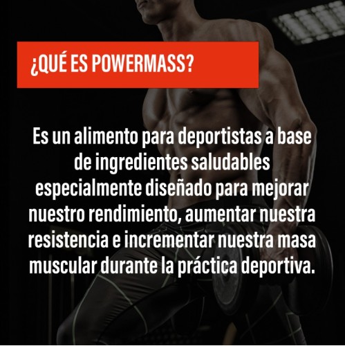 POWERMASS · Energía y masa muscular · Muscle building · POWERGYM