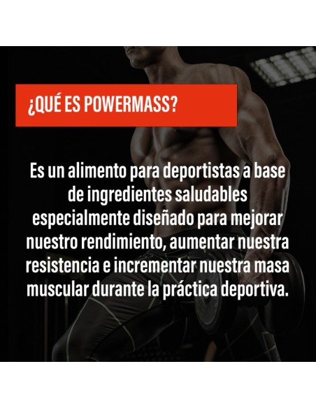 POWERMASS · Energía y masa muscular · Muscle building · POWERGYM