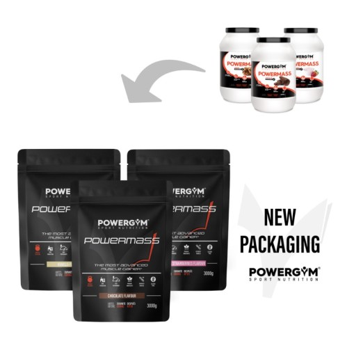 POWERMASS · Energía y masa muscular · Muscle building · POWERGYM