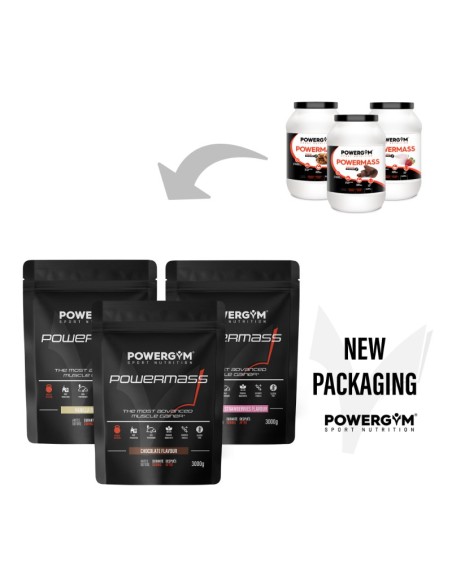 POWERMASS · Energía y masa muscular · Muscle building · POWERGYM
