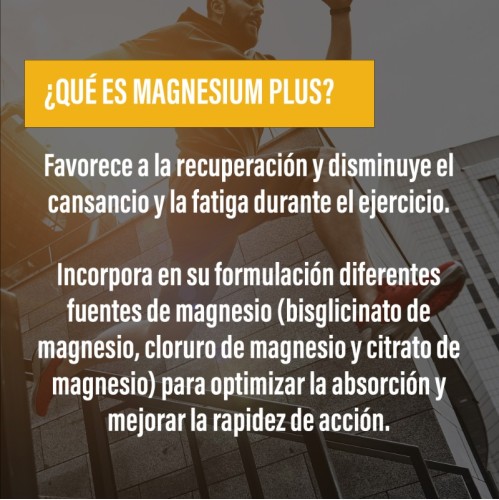 MAGNESIUM PLUS · Recuperador muscular · Endurance · POWERGYM