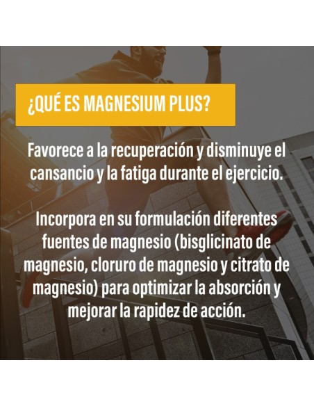 MAGNESIUM PLUS · Recuperador muscular · Endurance · POWERGYM