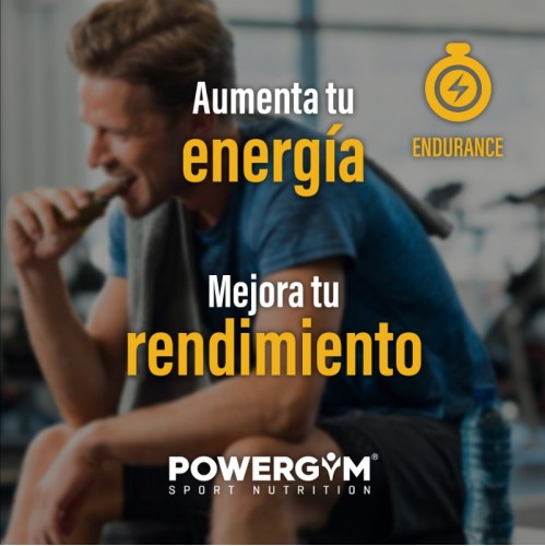 ENERGUMMY · Energía a base de carbohidratos · Endurance · POWERGYM