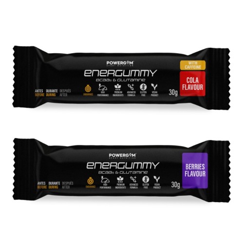 ENERGUMMY · Energía a base de carbohidratos · Endurance · POWERGYM