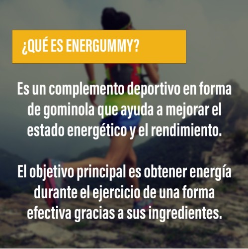 ENERGUMMY · Energía a base de carbohidratos · Endurance · POWERGYM