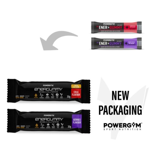 ENERGUMMY · Energía a base de carbohidratos · Endurance · POWERGYM
