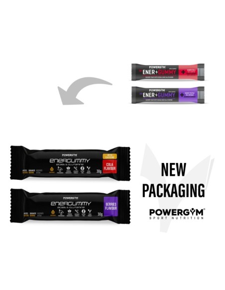ENERGUMMY · Energía a base de carbohidratos · Endurance · POWERGYM