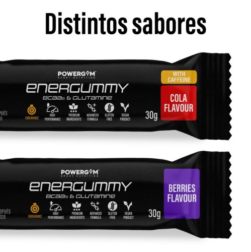 ENERGUMMY · Energía a base de carbohidratos · Endurance · POWERGYM