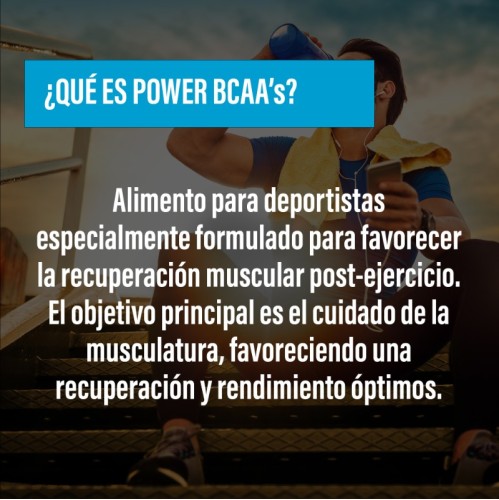 POWER BCAA's · Proporción 8:1:1 · Recovery · POWERGYM
