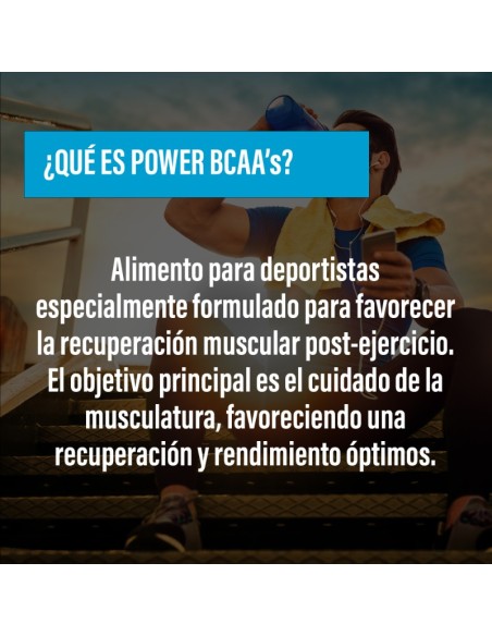 POWER BCAA's · Proporción 8:1:1 · Recovery · POWERGYM