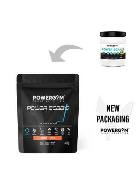 POWER BCAA's · Proporción 8:1:1 · Recovery · POWERGYM
