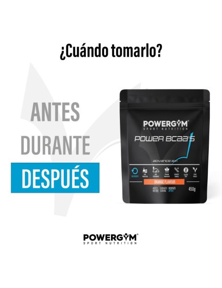 POWER BCAA's · Proporción 8:1:1 · Recovery · POWERGYM