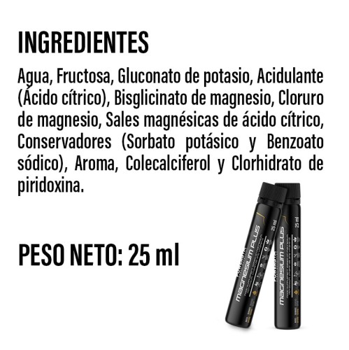 MAGNESIUM PLUS · Recuperador muscular · Endurance · POWERGYM