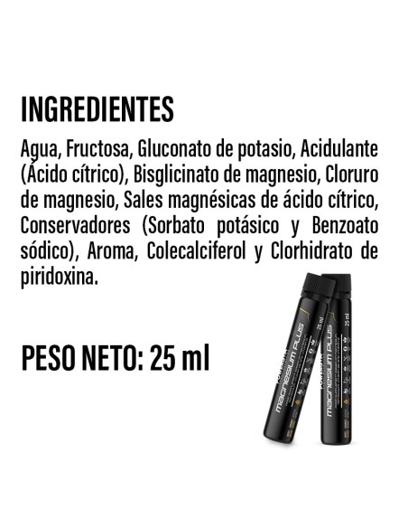 MAGNESIUM PLUS · Recuperador muscular · Endurance · POWERGYM