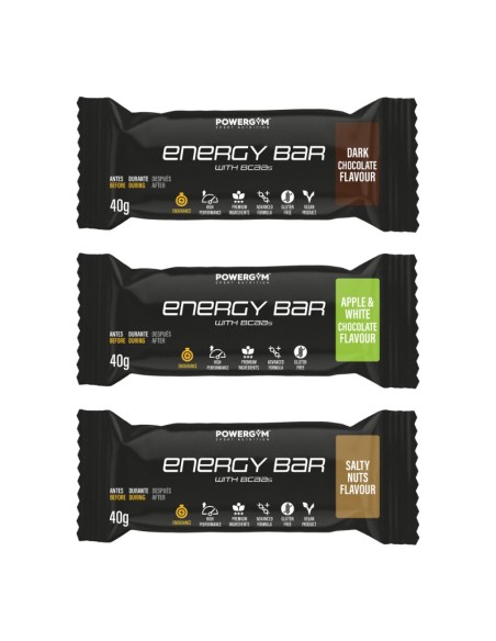 ENERGY BAR · Energy · BCAA's · Endurance · POWERGYM