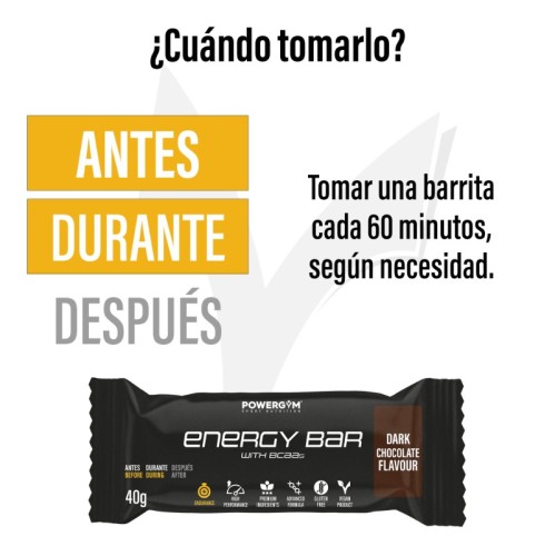 ENERGY BAR · Energía · BCAA's · Endurance · POWERGYM