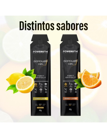 ISOPOWER GEL · Mejora el rendimiento · Endurance · POWERGYM